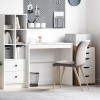 Birou de scris Alb Lemn prelucrat Mediu Minimalist