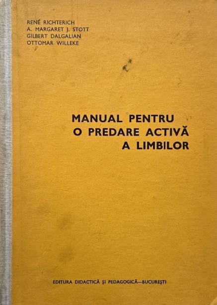 Manual pentru o predare activa a limbilor - Rene Richterich
