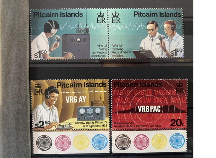 PC322 - PITCAIRN ISLANDS 1996 Radio Amatori, serie MNH, 4v