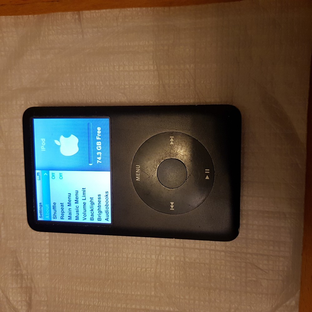 iPod 80gb ipod classic 80gb / Apple iPod Classic 80GB Black (6th ...