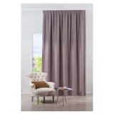 Draperie Mendola Fabrics, model Bellagio, Monograma, jacquard, gri, semiopac, 280 cm
