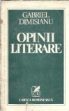 Opinii literare - Gabriel Dimisianu