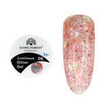 Gel luminiscent Luminous Glitter Gel cu sclipici hexagon 5g, 06