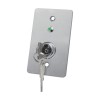 Buton de iesire cu cheie, montaj ingropat, inox, LED, NO-NC-COM, 86 x 50 mm CSK-508SLED SafetyGuard Surveillance, Csaccess