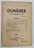 DUNAREA , REVISTA STIINTIFICO - LITERARA , ANUL I , NUMARUL 9 - 12 , IANUARIE - APRILIE , 1924