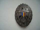 Insigna Academia Tehnica Militara, inseriata, model dupa 1990, impecabila