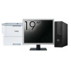 Pachet Calculator Second Hand DELL OptiPlex 3080 SFF, Intel Core i3-10105 3.70 - 4.40GHz, 8GB DDR4, 256GB SSD + Monitor 19 Inch + Imprimanta Brother H