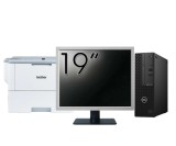 Pachet Calculator Second Hand DELL OptiPlex 3080 SFF, Intel Core i5-10500 3.10 - 4.50GHz, 8GB DDR4, 256GB SSD + Monitor 19 Inch + Imprimanta Brother H