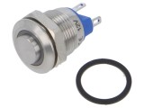 Comutator Anti-Vandalism ONPOW 2 Poziții SPST-NO 2A 36V IP65 Alb GQ12-AH-10E/J/W/12V