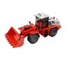 Buldozer de jucarie cu sunete si lumini 31 cm rosu, Oem