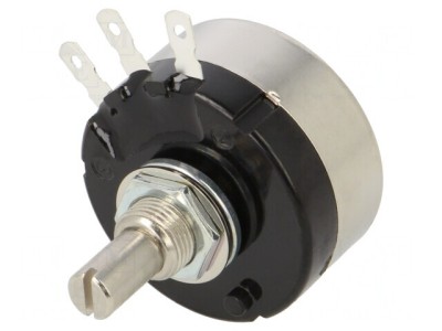 Potentiometru axial 50k&amp;Omega; 800mW 6mm cărbune foto
