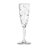 Pahar pentru sampanie RCR Cristalleria Laurus, sticla cristalina, transparent, 160 ml, set 6 bucati