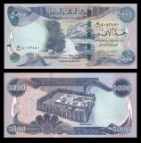 IRAK █ bancnota █ 5000 Dinars █ 2021 █ P-100b █ UNC █ necirculata