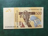 COASTA DE FILDES 500 FRANCI 2012 UNC