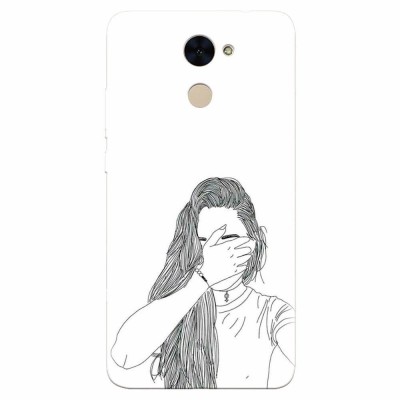 Husa silicon pentru Huawei Enjoy 7 Plus, Dont Look foto