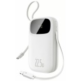 Baterie Externa Baseus EnerFill FC31, 10000mAh, 22.5W, QC + PD, 1 x Lightning - 1 x USB-A - 2 x USB-C, Alba P10082106213-00