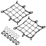 Set 2 Plase de marfa pentru motociclete Navaris, 40 x 40 cm, Carlige, Carabiniere, 54307.01
