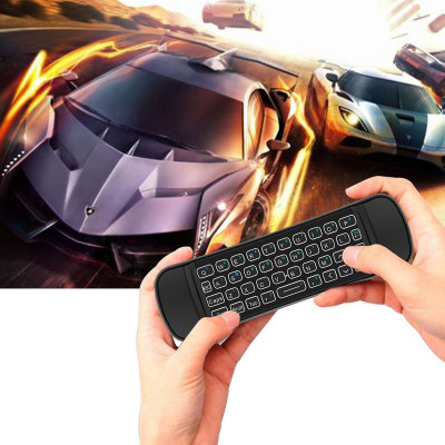 Mini tastatura wireless si telecomanda smart tv, xbox, ps4, airmouse 3d 6 axe, foto