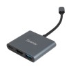 Hub 3 in 1 3.1 Usb Tip C la HDMI, 3.0 Usb Tip C, PD 87w SPACER