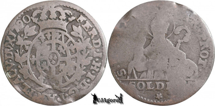 1790, 10 Soldi - Ferdinand I - Ducatul de Parma