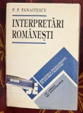 P. P. Panaitescu - Interpretari romanesti