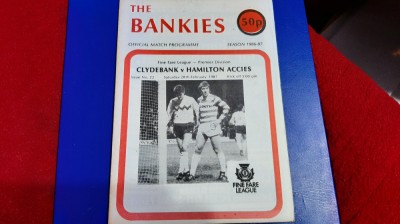 program Clydebank - Hamilton foto