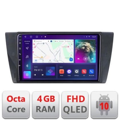 Navigatie BMW Seria 3 E90 B-095 Android Ecran QLED octa core 4+64 carplay android auto KIT-095+EDT-E309V3 CarStore Technology foto