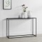 Masa consola de perete CleoC 74 x 115 x 32 cm negru mat [en.casa] HausGarden Leisure