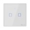 Intrerupator Sonoff dublu aplicat touch tip telecomanda cu doua canale radio T2EU2C-RF