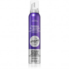 Joanna Styling Effect spumă de păr cu keratina 150 ml