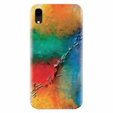 Husa silicon pentru Apple Iphone XR, Colorful Wall Paint Texture