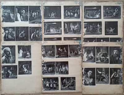 Scene din Tevie laptarul, Teatrul Evreiesc de Stat 1957// lot 36 fotografii foto