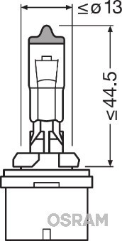 OSRAM 881 ORIGINAL Bec, far principal