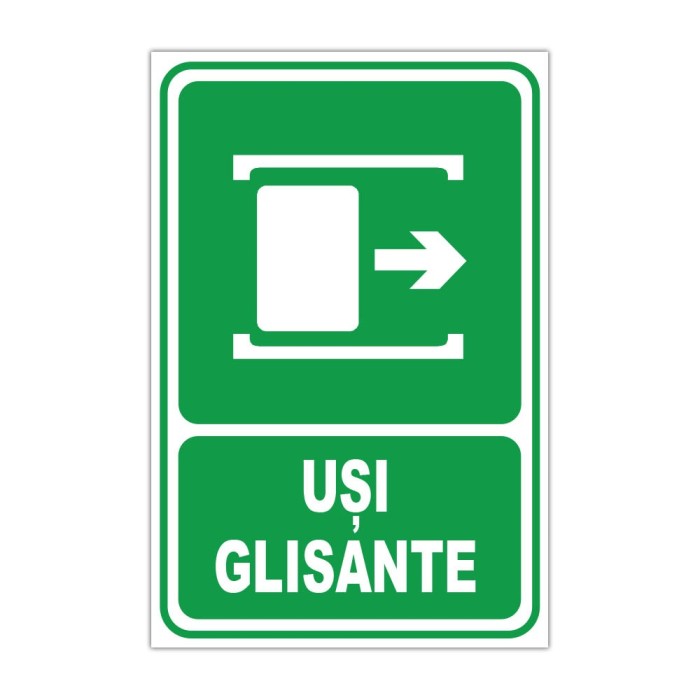 Indicator Uși Glisante