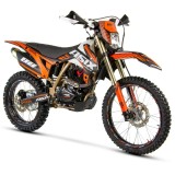 Motocicleta Cross/Enduro Asix XB88, 250cc, roti 21/18", culoare negru/portocaliu... Cod Produs: MX_NEW A6XB88A1CB250F21/18-5