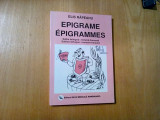 ELIS RAPEANU (dedicatie-autograf) - Epigrame - Editie Bilingva, 2006, 231 p., Alta editura