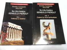 IN CAUTAREA SENSULUI PIERDUT - DUMITRU CONSTANTIN DULCAN - 2 vol