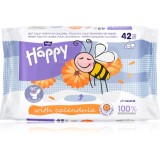 BELLA Baby Happy Calendula h&acirc;rtie igienică umedă cu gălbenele pentru copii 42 buc