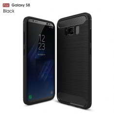 Husa Samsung Galaxy S8 - Carbon Brushed Black foto