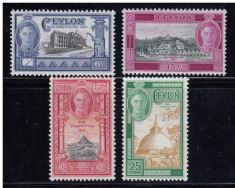 Colonii, Ceylon, 1947, regele George VI, MNH foto