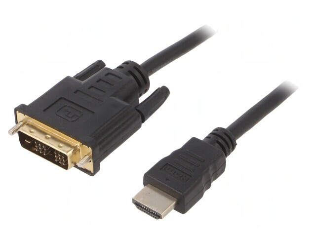Cablu DVI-D la HDMI 4,5m Negru