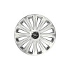 Set 4 capace roti Cu Inel Cromat Trend R15 Compatibil Cu Opel, Autohelix MSA