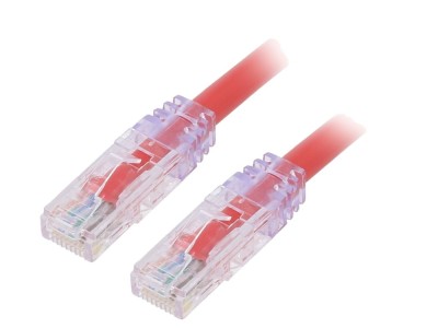 Patch Cord Cat6a UTP 1m Roșu foto
