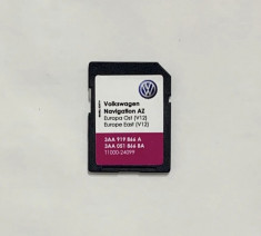 GPS Navigation SD Card VW RNS 315 Map V12 Europa Est - West 2022 foto