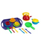 Set Bucatarie cu Tava, Oala, Tigaie si Set de Ceai