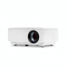 Proiector Overmax Multipic 2.4, 1200 lumeni, 1080p, 800 x 480, Contrast 1500: 1, WiFi, Hdmi, Alb foto