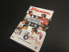 Set complet sigilat Topps Baseball Premium 2019 London Series in cutia oficiala foto