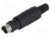Conector mini DIN, tata, 3, SCHURTER - 4850.1310