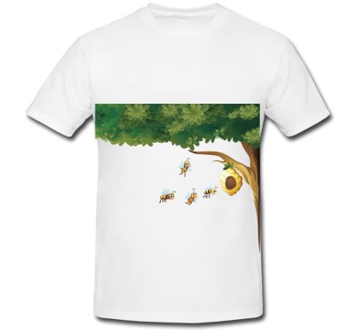 Tricou &amp;quot; Bee tree &amp;quot; foto