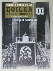 ISTORIA CELUI DE - AL DOILEA RAZBOI MONDIAL PRIN BANCNOTE SI TIMBRE , NR. 1 : APOGEUL NAZISMULUI , 2019, LIPSA BANCNOTE SI TIMBRE